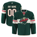 Minnesota Wild Fanatics Home Authentic Pro Custom Jersey - Green
