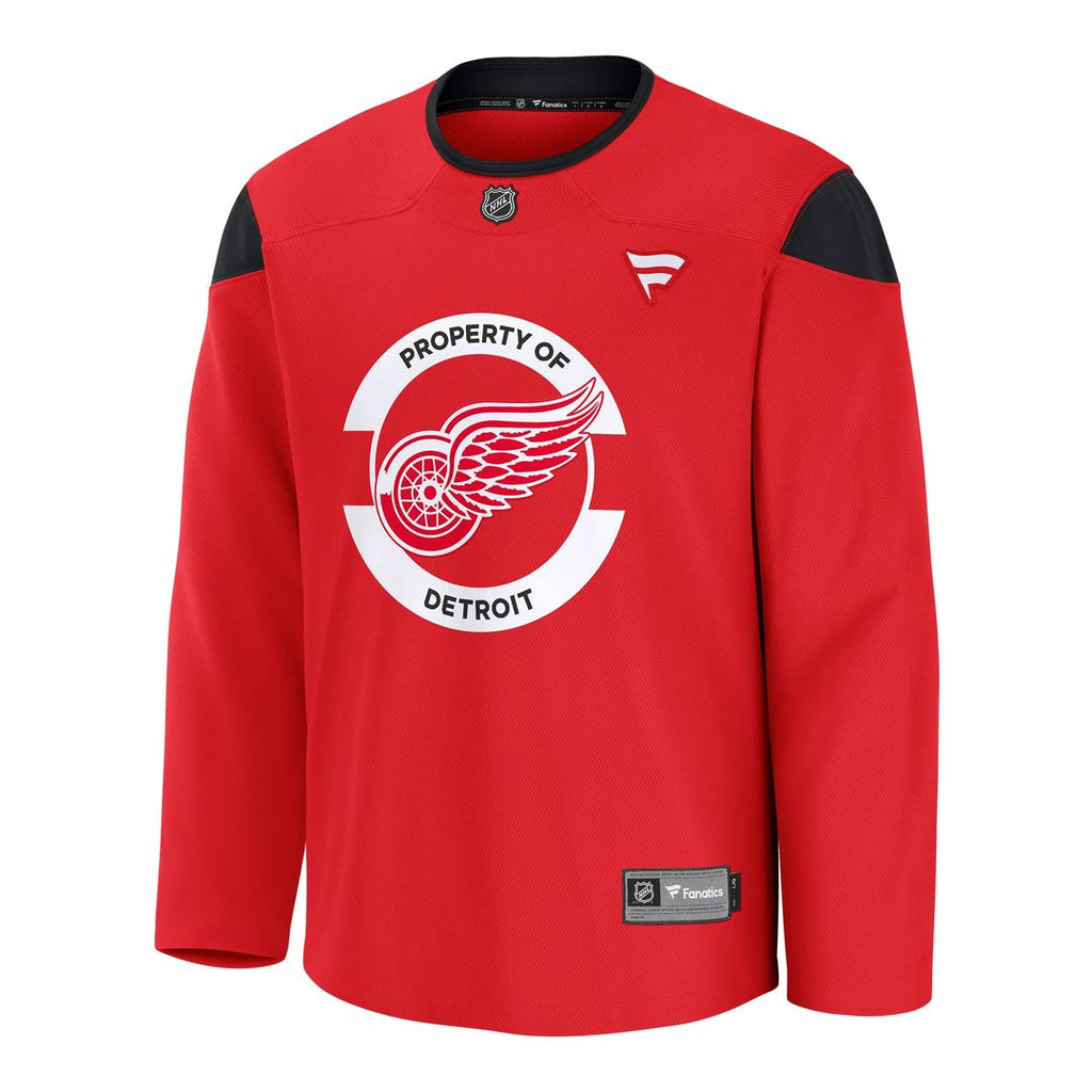 Detroit Red Wings Fanatics Practice Jersey - Red