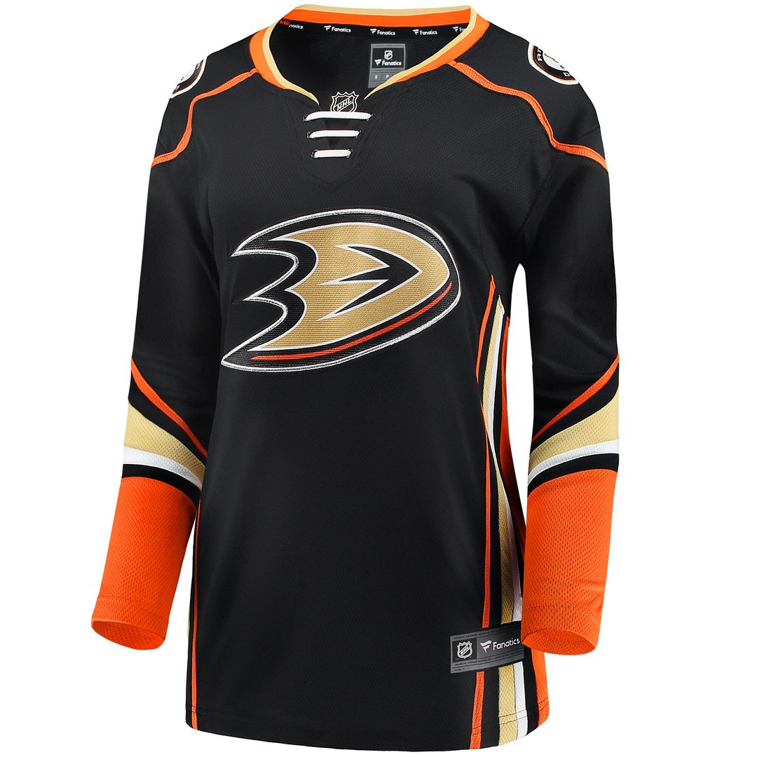 Anaheim Ducks Fanatics Women's Home Breakaway Jersey - Black