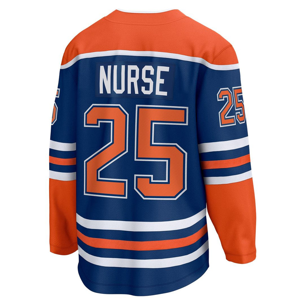 Darnell Nurse Edmonton Oilers Fanatics Home Breakaway Player Jersey - Royal