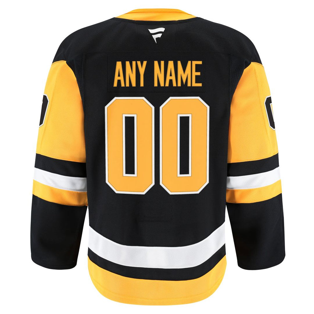 Pittsburgh Penguins Fanatics Home Authentic Pro Custom Jersey - Black