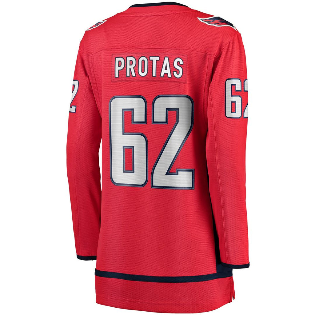 Ilya Protas Washington Capitals Fanatics Women's Home Breakaway Jersey - Red