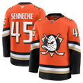 Beckett Sennecke Anaheim Ducks Fanatics Home Premium Jersey - Orange