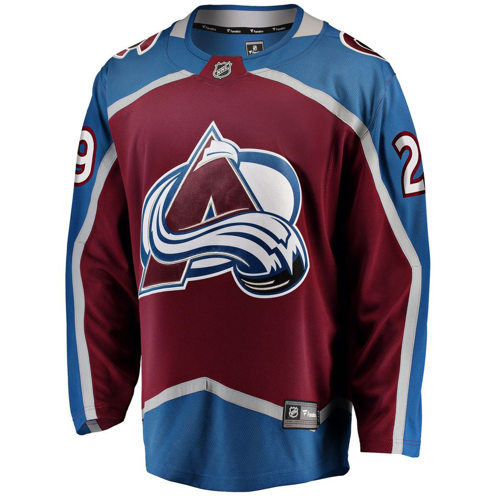 Nathan MacKinnon Colorado Avalanche Fanatics Home Breakaway Jersey - Burgundy