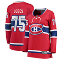 Jakub Dobes Montreal Canadiens Fanatics Women's Home Breakaway Jersey - Red