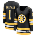 Jeremy Swayman Boston Bruins Fanatics Women's Home Breakaway Jersey - Black