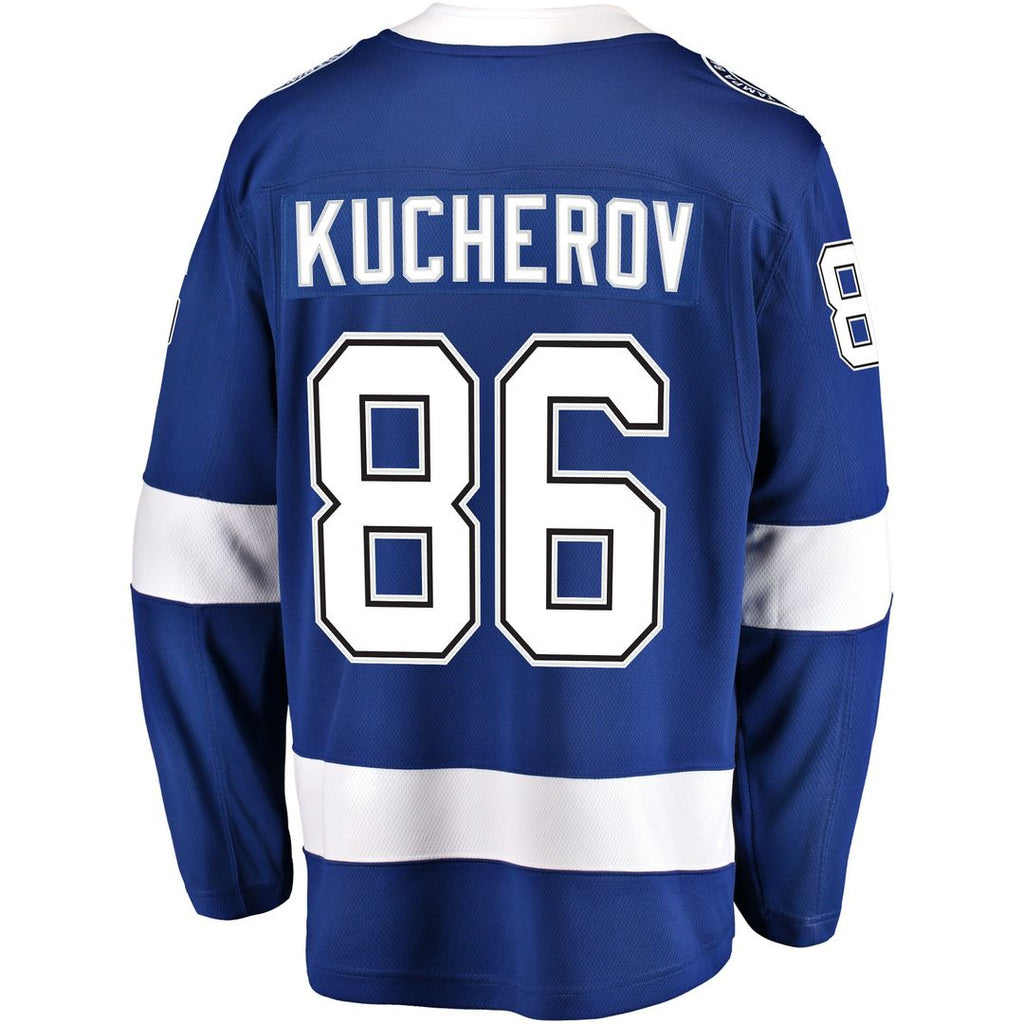 Nikita Kucherov Tampa Bay Lightning Fanatics  Breakaway Jersey - Blue