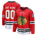Chicago Blackhawks Fanatics Centennial Breakaway Custom Jersey - Red