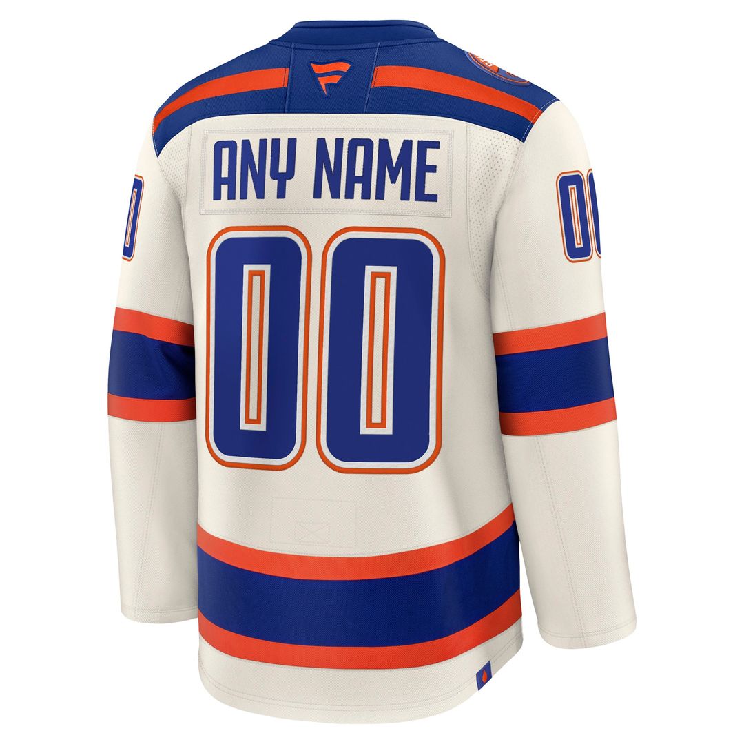 Edmonton Oilers Fanatics Home Premium Custom Jersey - Royal