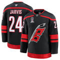 Seth Jarvis Carolina Hurricanes Fanatics 2026 Stanley Cup Champions Home Premium Patch Jersey - Black