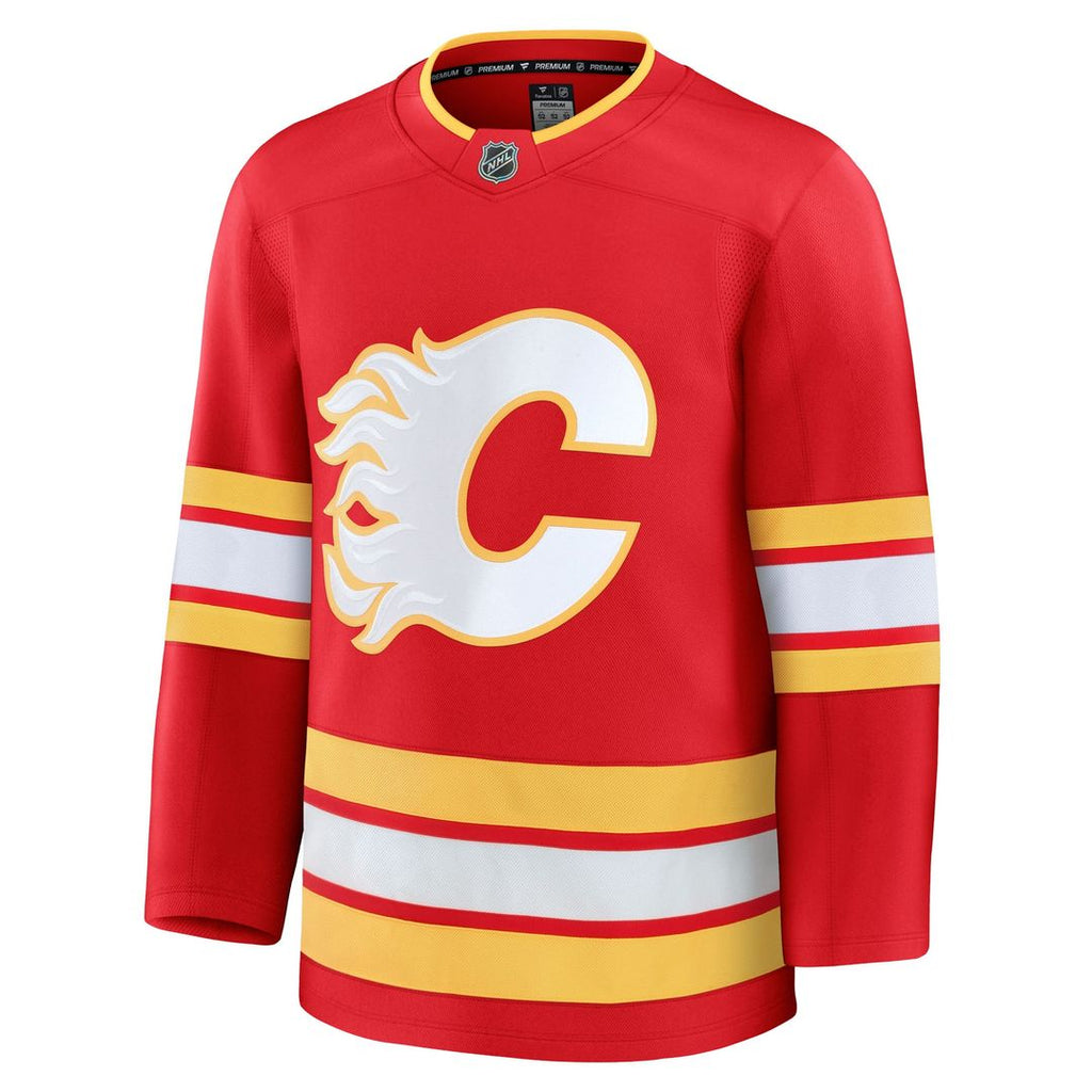 Calgary Flames Fanatics Home Premium Jersey - Red