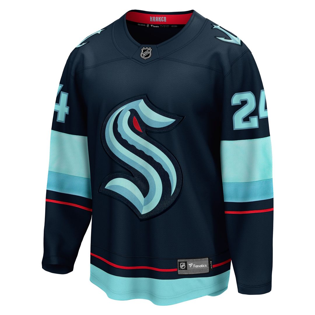 Jamie Oleksiak Seattle Kraken Fanatics Home Breakaway Player Jersey - Deep Sea Blue