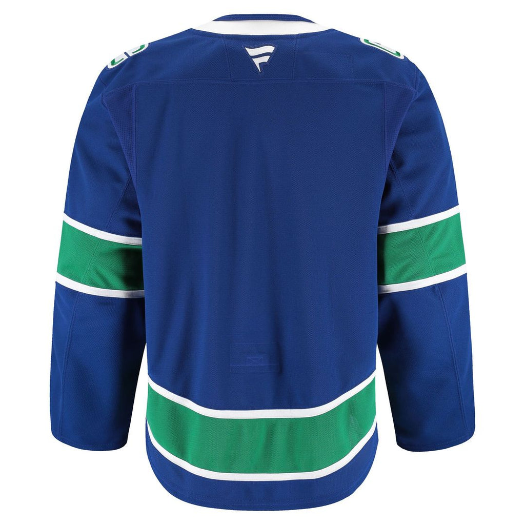Vancouver Canucks Fanatics Home Authentic Pro Jersey - Blue