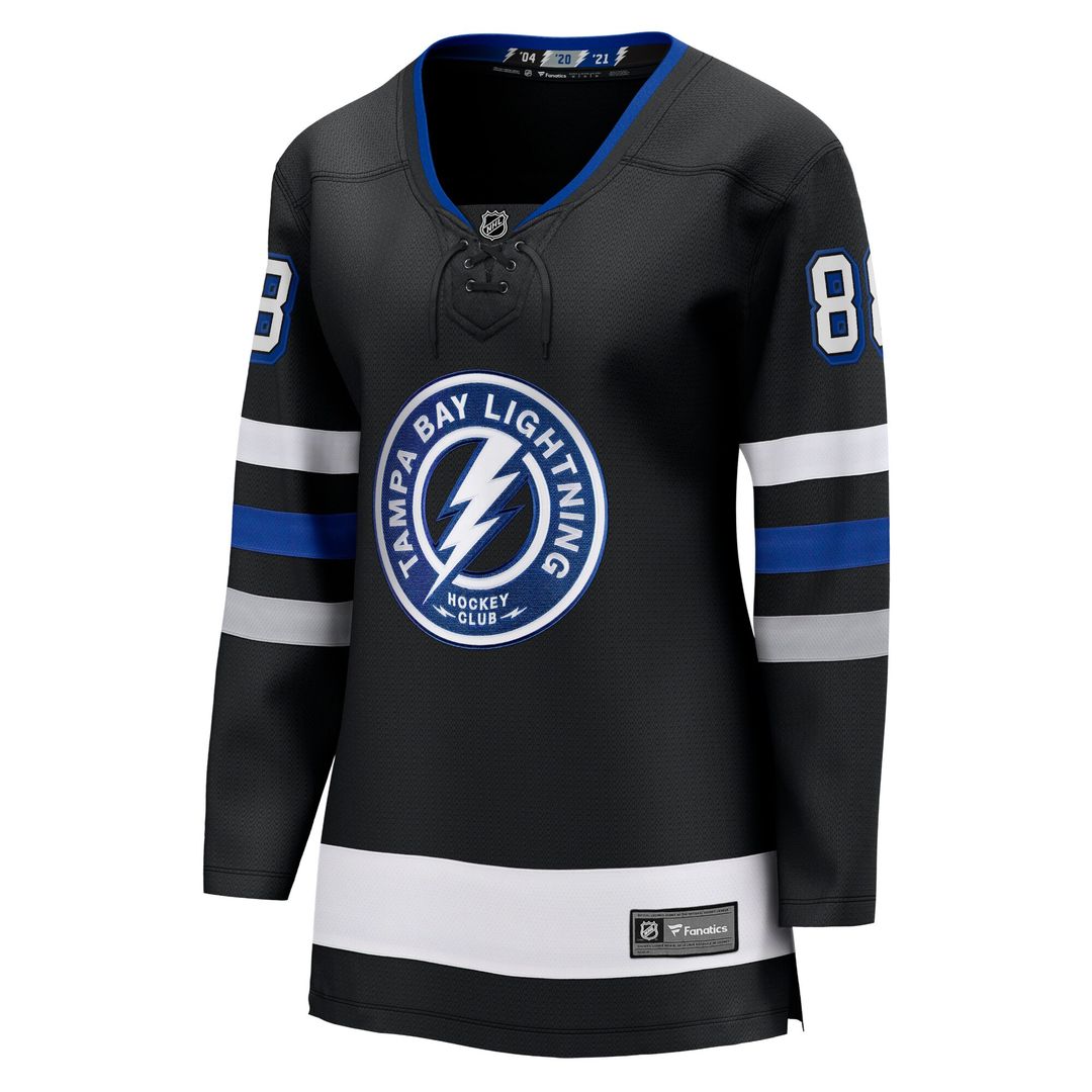 Andrei Vasilevskiy Tampa Bay Lightning Fanatics Women's  Breakaway Jersey - Black