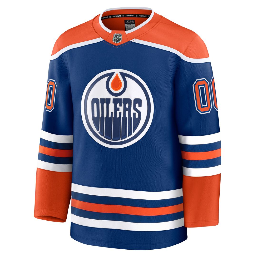 Edmonton Oilers Fanatics Away Premium Custom Jersey - White