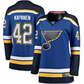Kasperi Kapanen St. Louis Blues Fanatics Women's Home Breakaway Player Jersey - Blue