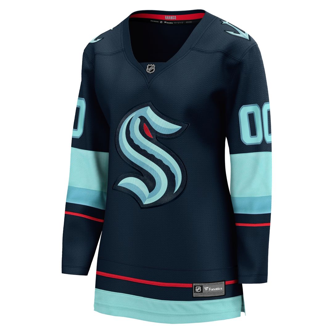 Seattle Kraken Fanatics Women's Away Breakaway Custom Jersey - White