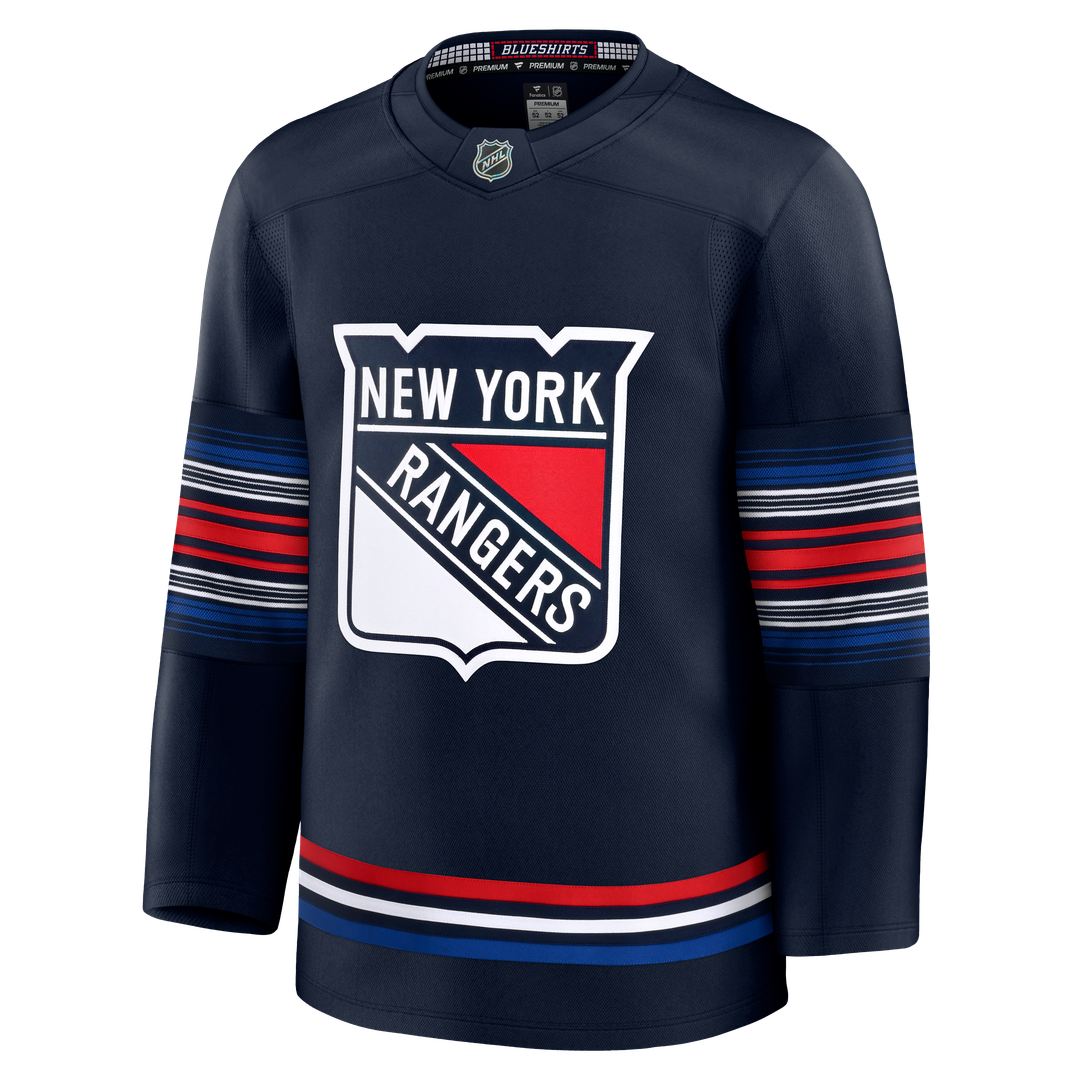 New York Rangers Fanatics Home Premium Jersey - Blue