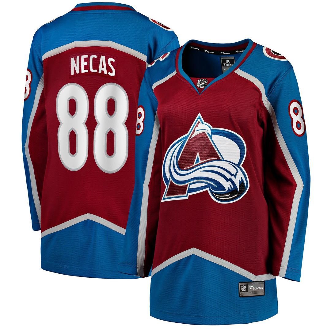 Martin Necas Colorado Avalanche Fanatics Women's  Breakaway Player Jersey - Burgundy