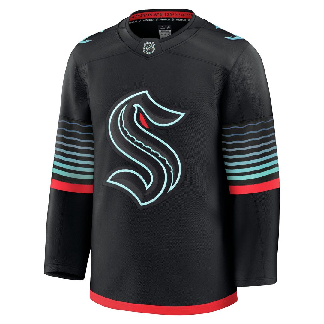 Seattle Kraken Fanatics Alternate Premium Jersey - Black
