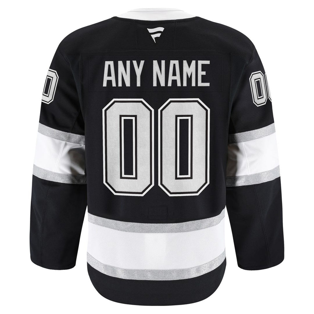 Los Angeles Kings Fanatics Home Authentic Pro Custom Jersey - Black