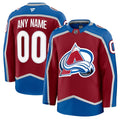 Colorado Avalanche Fanatics Home Premium Custom Jersey - Burgundy