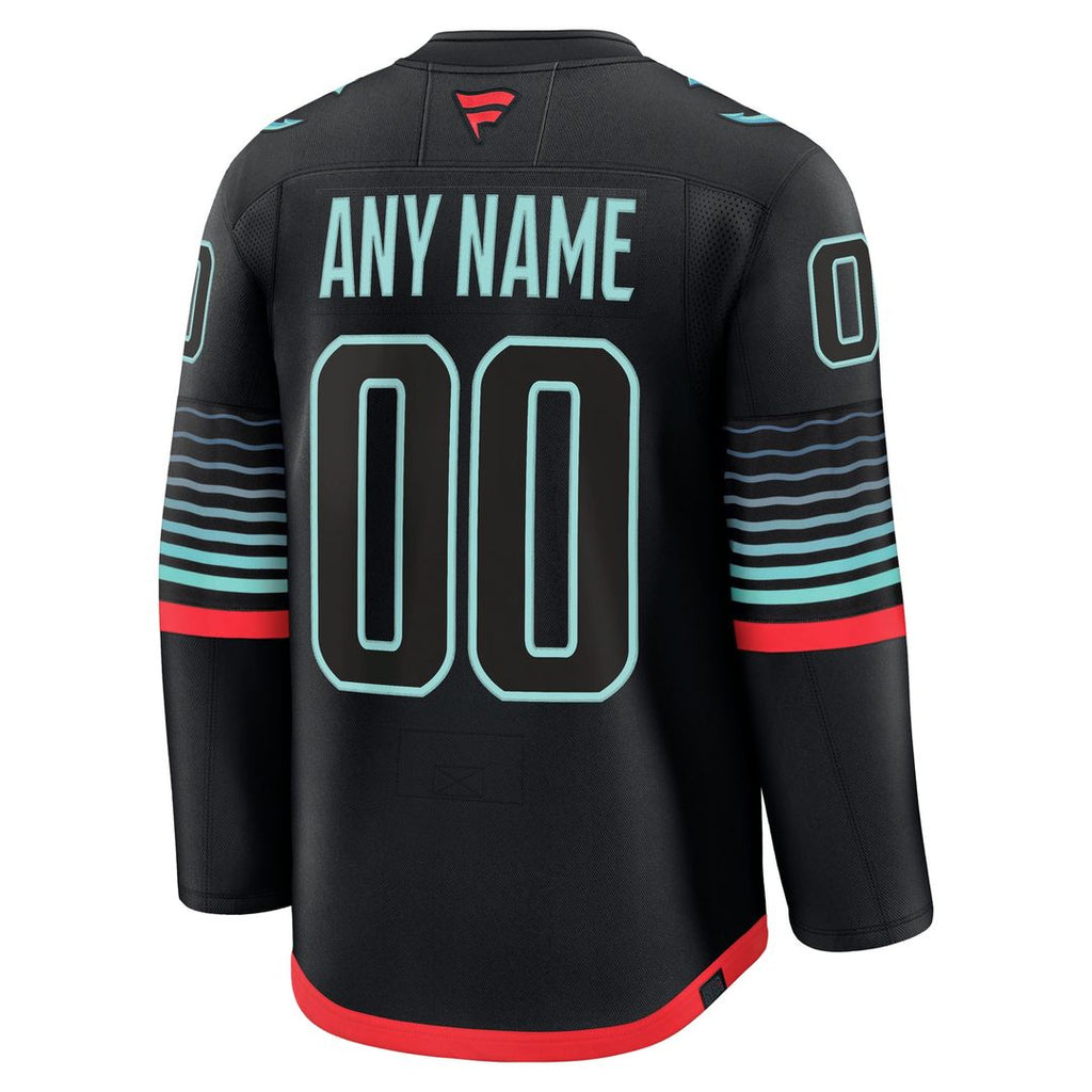 Seattle Kraken Fanatics Home Premium Custom Jersey - Deep Sea Blue