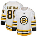 David Pastrnak Boston Bruins Youth Home Replica Player Jersey - White