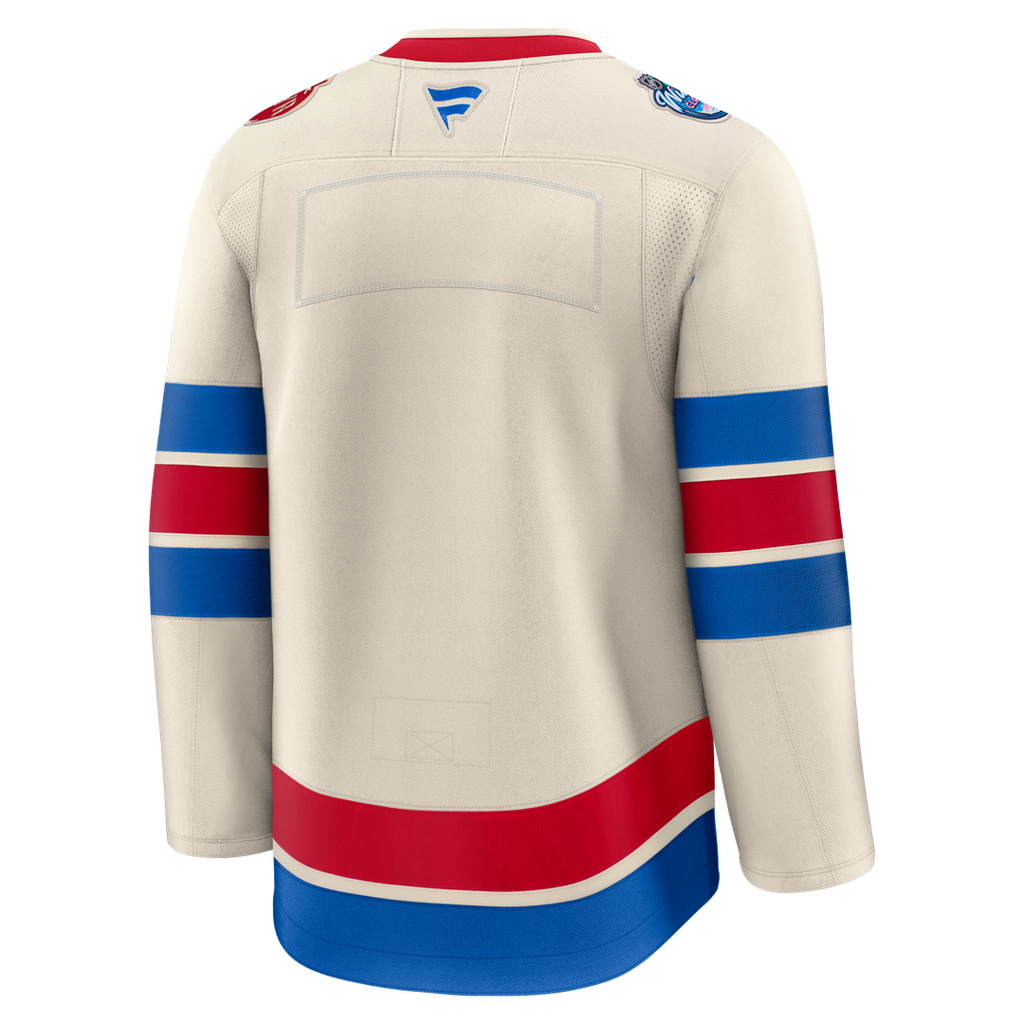New York Rangers Fanatics 2026 NHL Winter Classic Premium Jersey - Beige