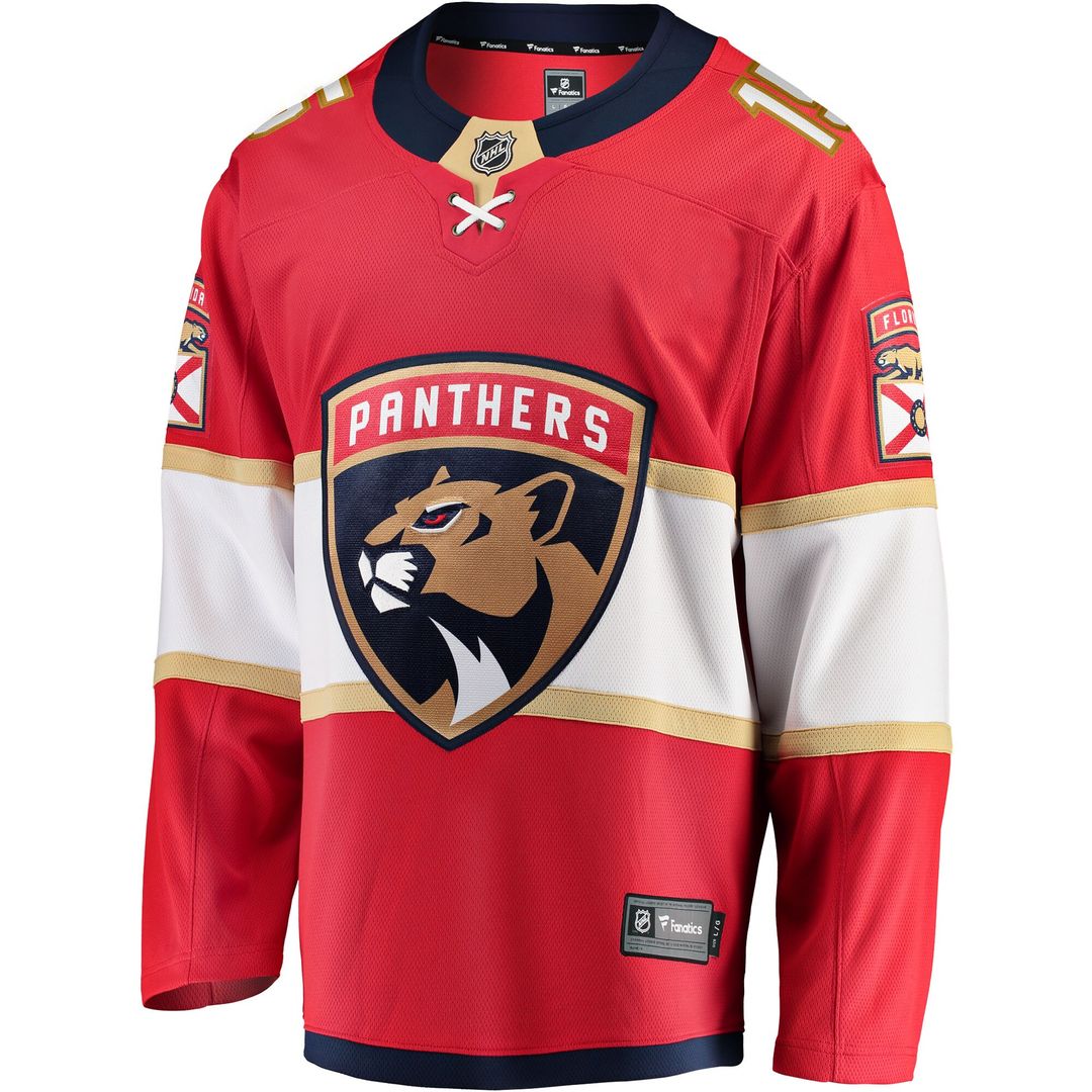 Anton Lundell Florida Panthers Fanatics Home Breakaway Player Jersey - Red