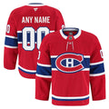 Montreal Canadiens Fanatics Home Authentic Pro Custom Jersey - Red