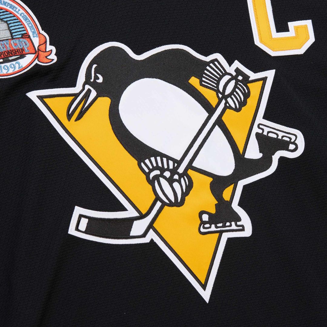 Mario Lemieux Pittsburgh Penguins 1991-92 Power Play Jersey - Black