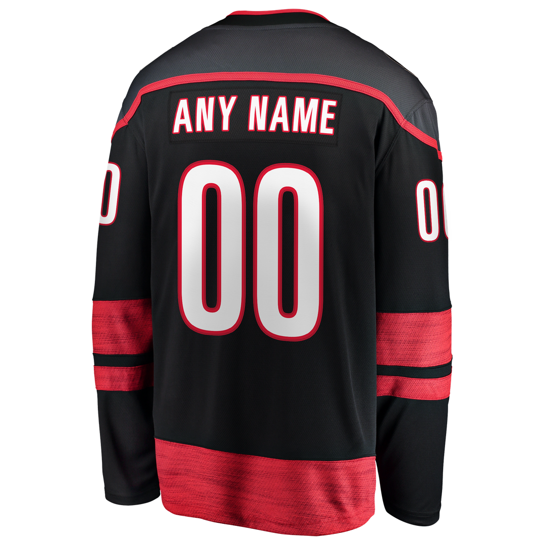 Carolina Hurricanes Fanatics 2026 Stanley Cup Final Home Breakaway Custom Jersey - Black