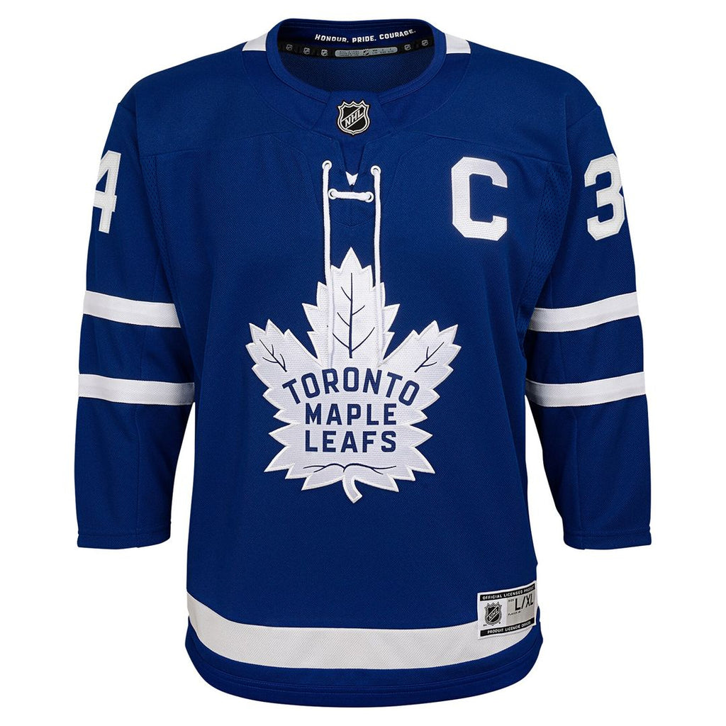 Auston Matthews Toronto Maple Leafs Youth Home Premier Player Jersey - Blue