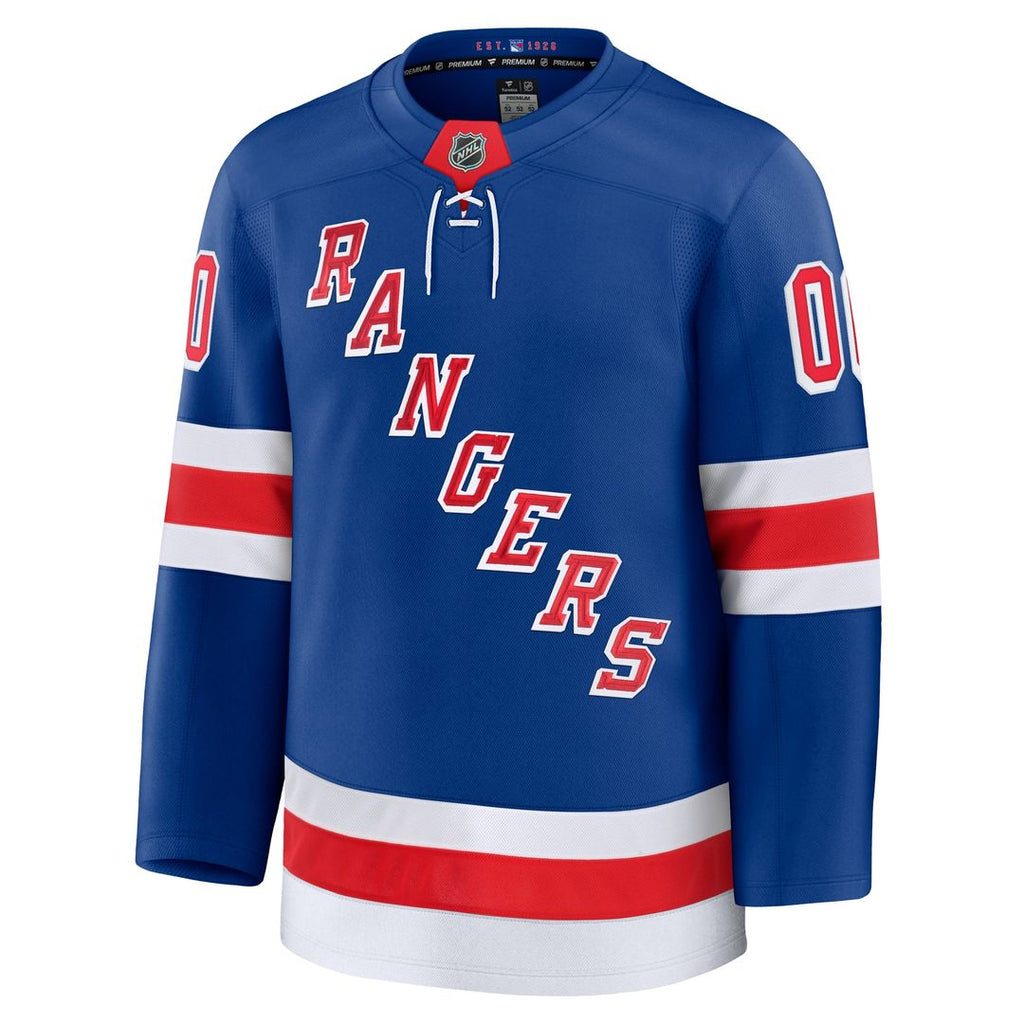 New York Rangers Fanatics Alternate Premium Custom Jersey - Navy