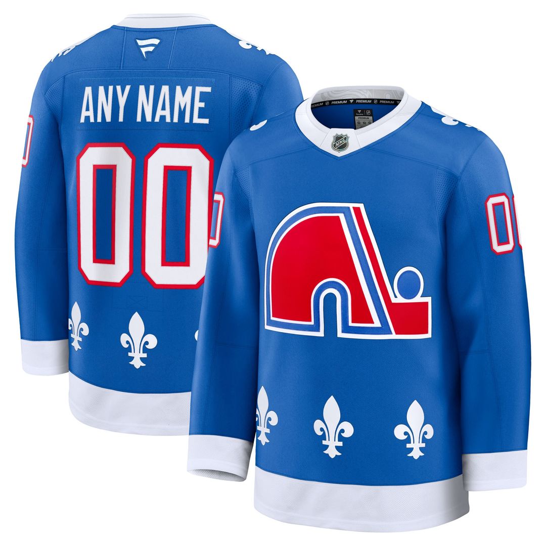 Colorado Avalanche Fanatics Home Premium Custom Jersey - Burgundy