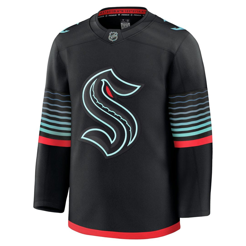Seattle Kraken Fanatics Home Premium Jersey - Deep Sea Blue