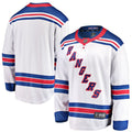 New York Rangers Fanatics Youth Away Breakaway Jersey - White