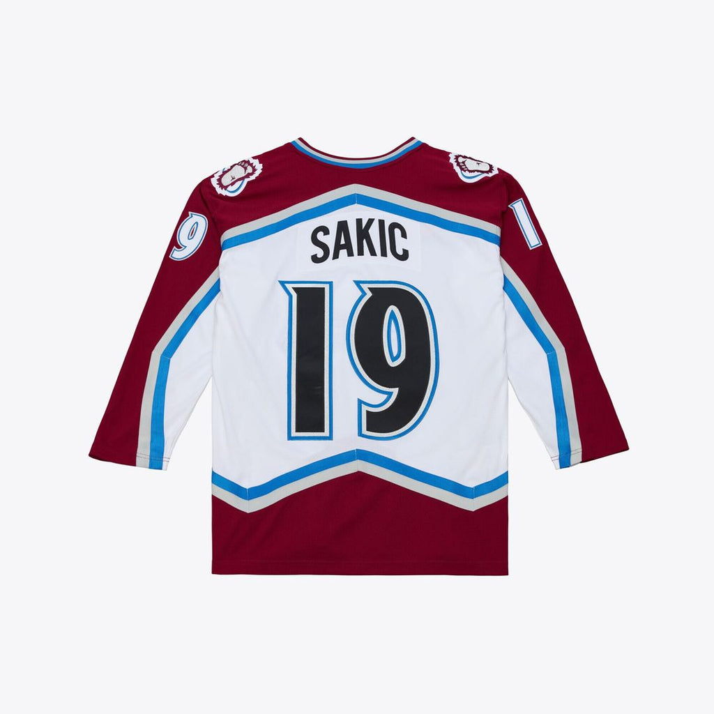Joe Sakic Colorado Avalanche Mitchell & Ness 1995 Power Play Jersey - White