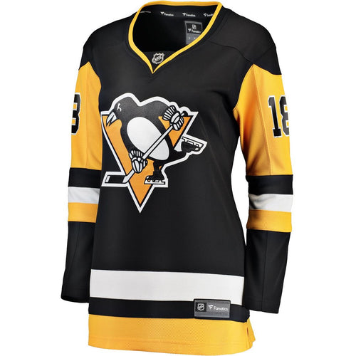 Andreas Johnsson Pittsburgh Penguins Fanatics Women's Home Breakaway Player Jersey - Black