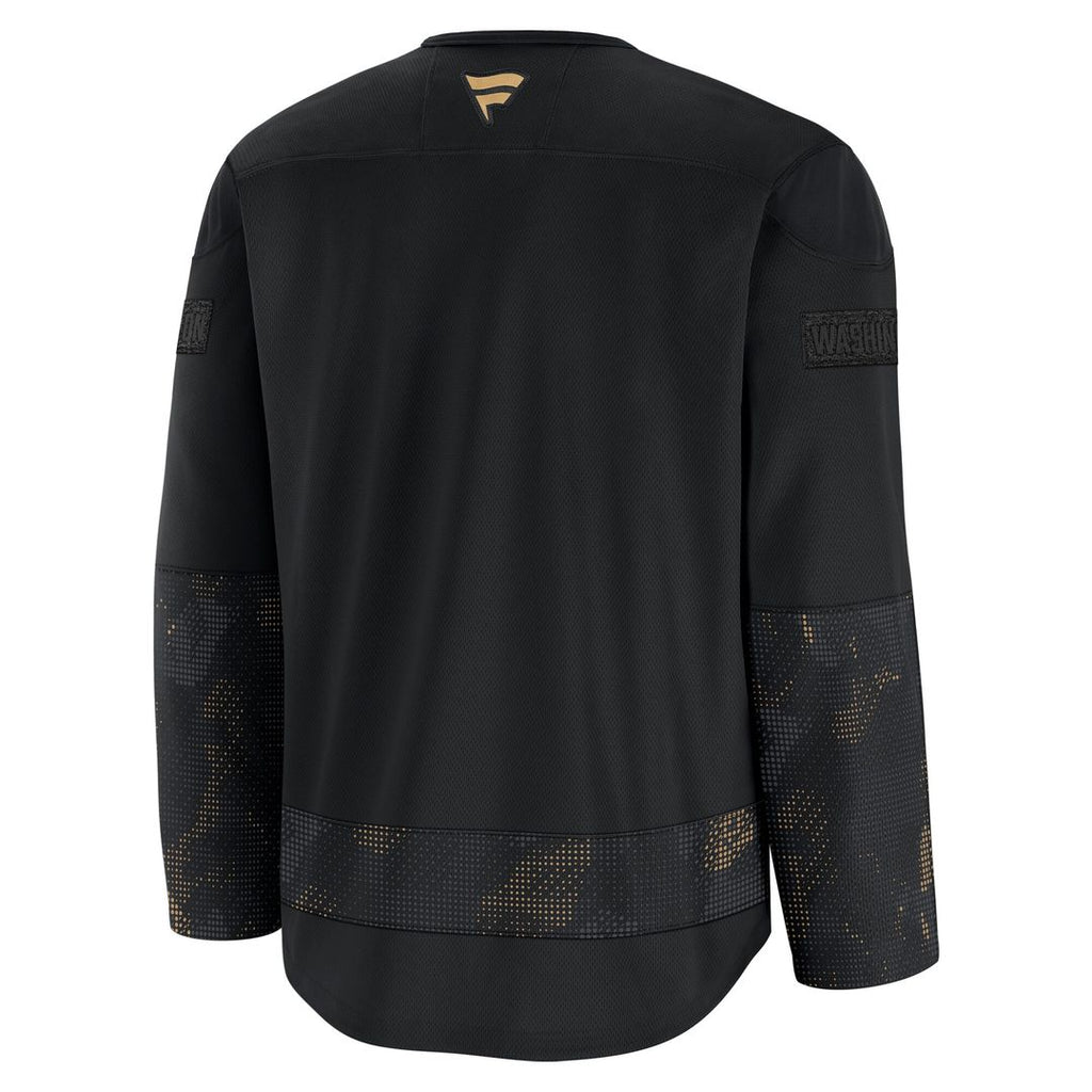 Washington Capitals Fanatics 2024 Military Appreciation Practice Jersey - Black