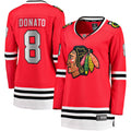 Ryan Donato Chicago Blackhawks Fanatics Women's Home Breakaway Player Jersey - Red