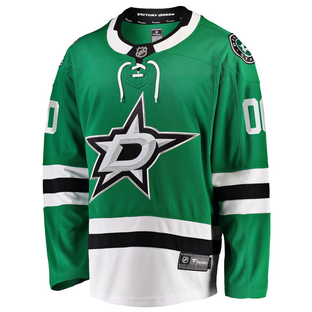 Dallas Stars Fanatics Home Breakaway Custom Jersey - Green