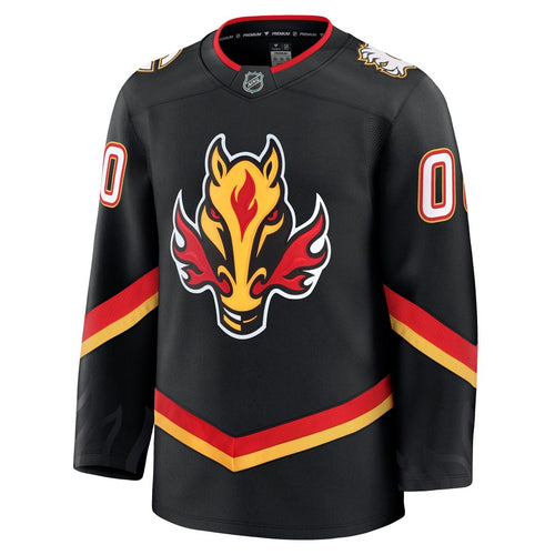 Calgary Flames Fanatics Alternate Premium Custom Jersey - Black