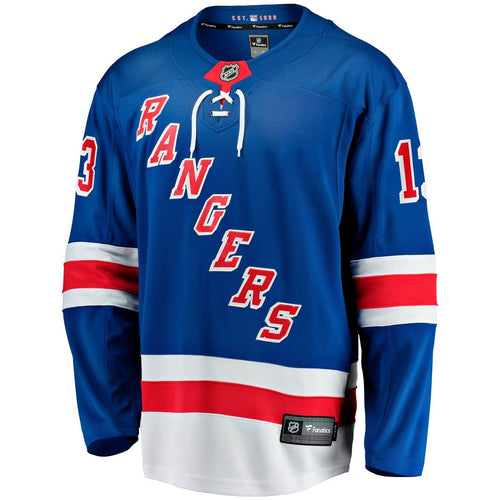 Alexis Lafreniere New York Rangers Fanatics Home Breakaway Jersey - Blue