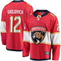 Jonah Gadjovich Florida Panthers Fanatics  Premier Breakaway Player Jersey - Red