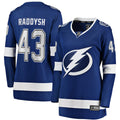 Darren Raddysh Tampa Bay Lightning Fanatics Women's Home Breakaway Jersey - Blue
