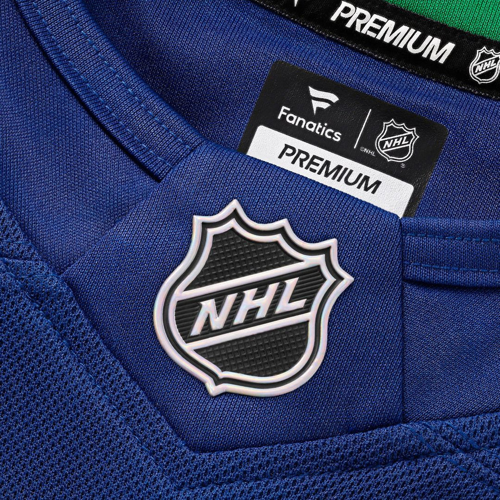 Vancouver Canucks Fanatics Away Premium Custom Jersey - White