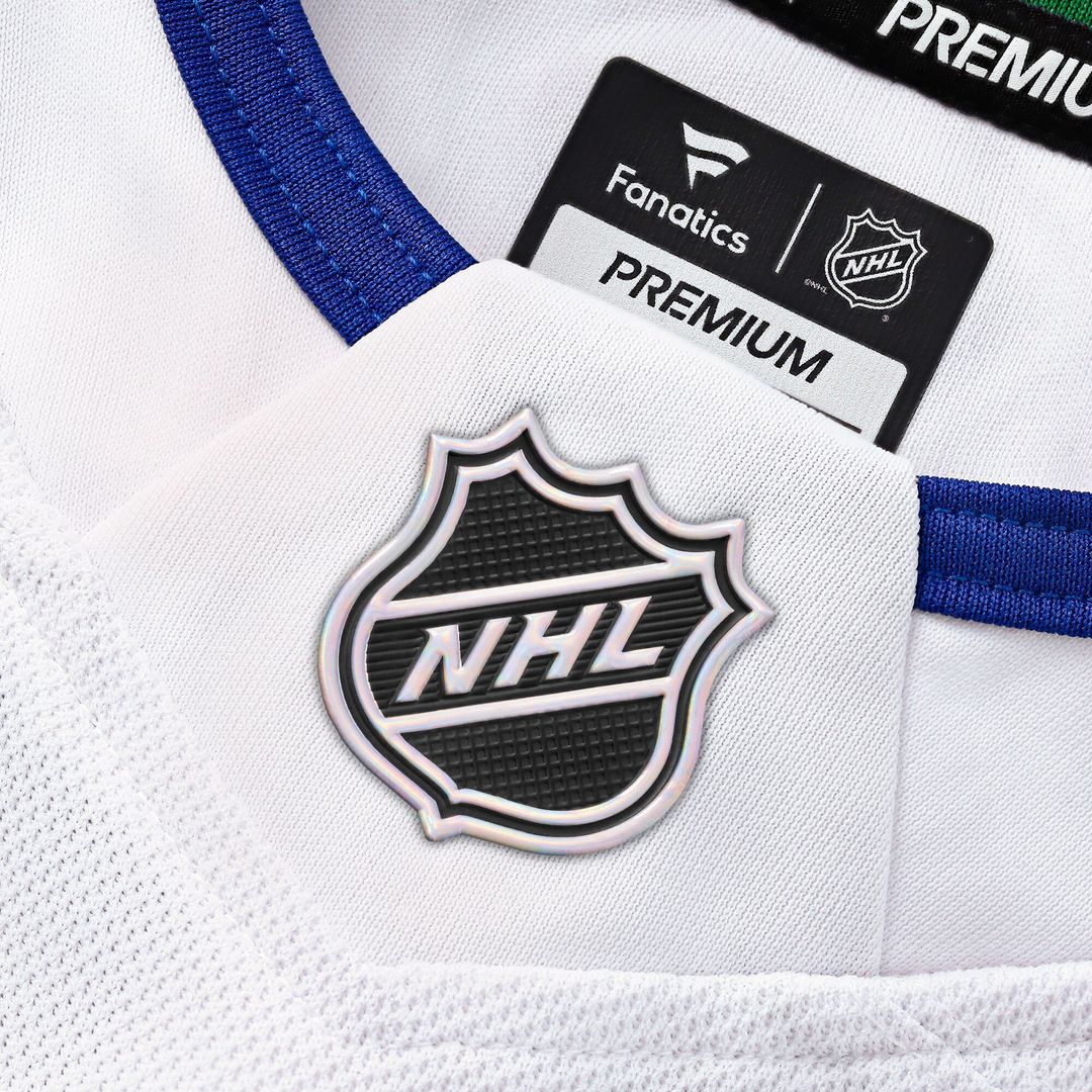 Vancouver Canucks Fanatics Home Premium Custom Jersey - Blue