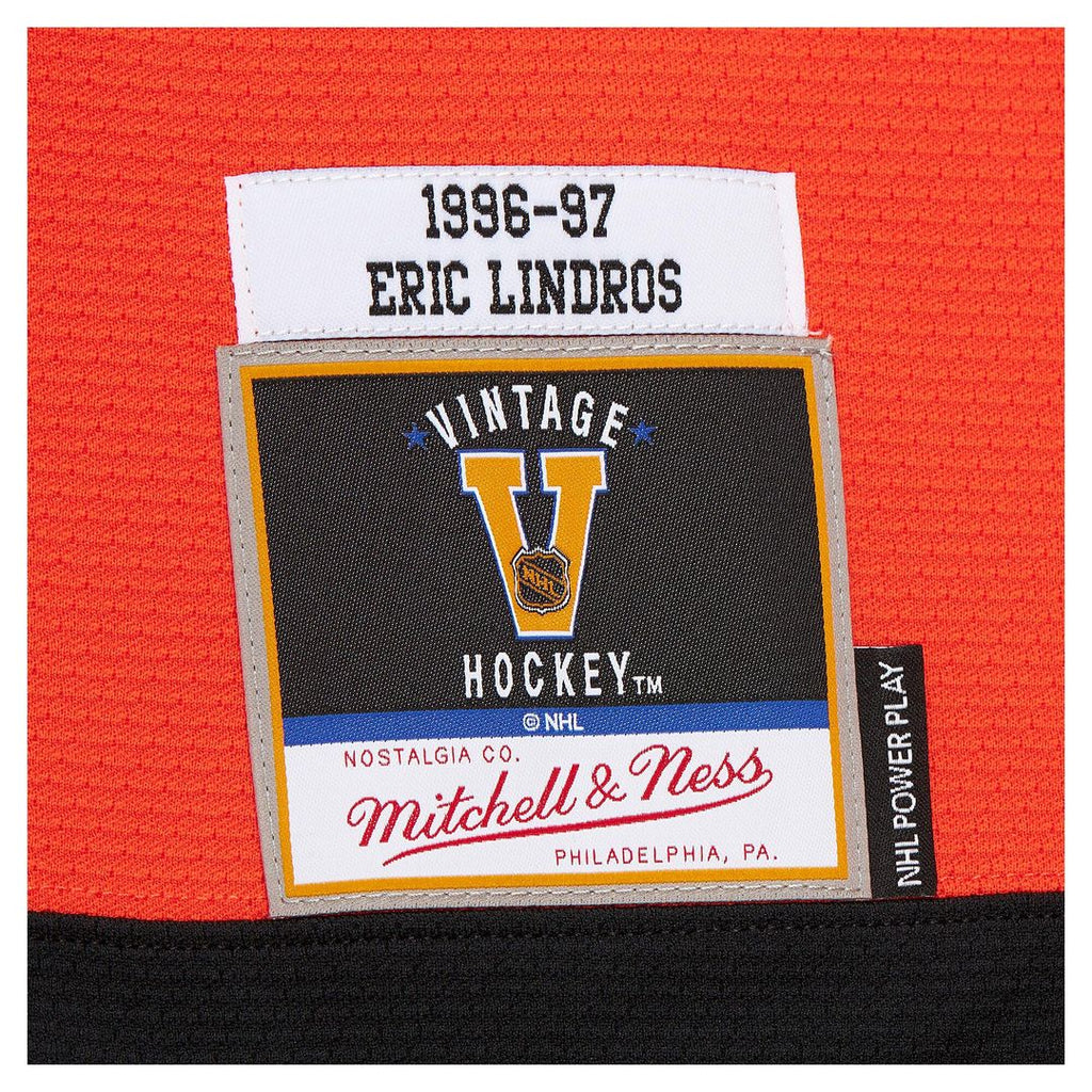 Eric Lindros Philadelphia Flyers Mitchell & Ness Big & Tall 1996-97 Blue Line 2.0 Jersey - Orange